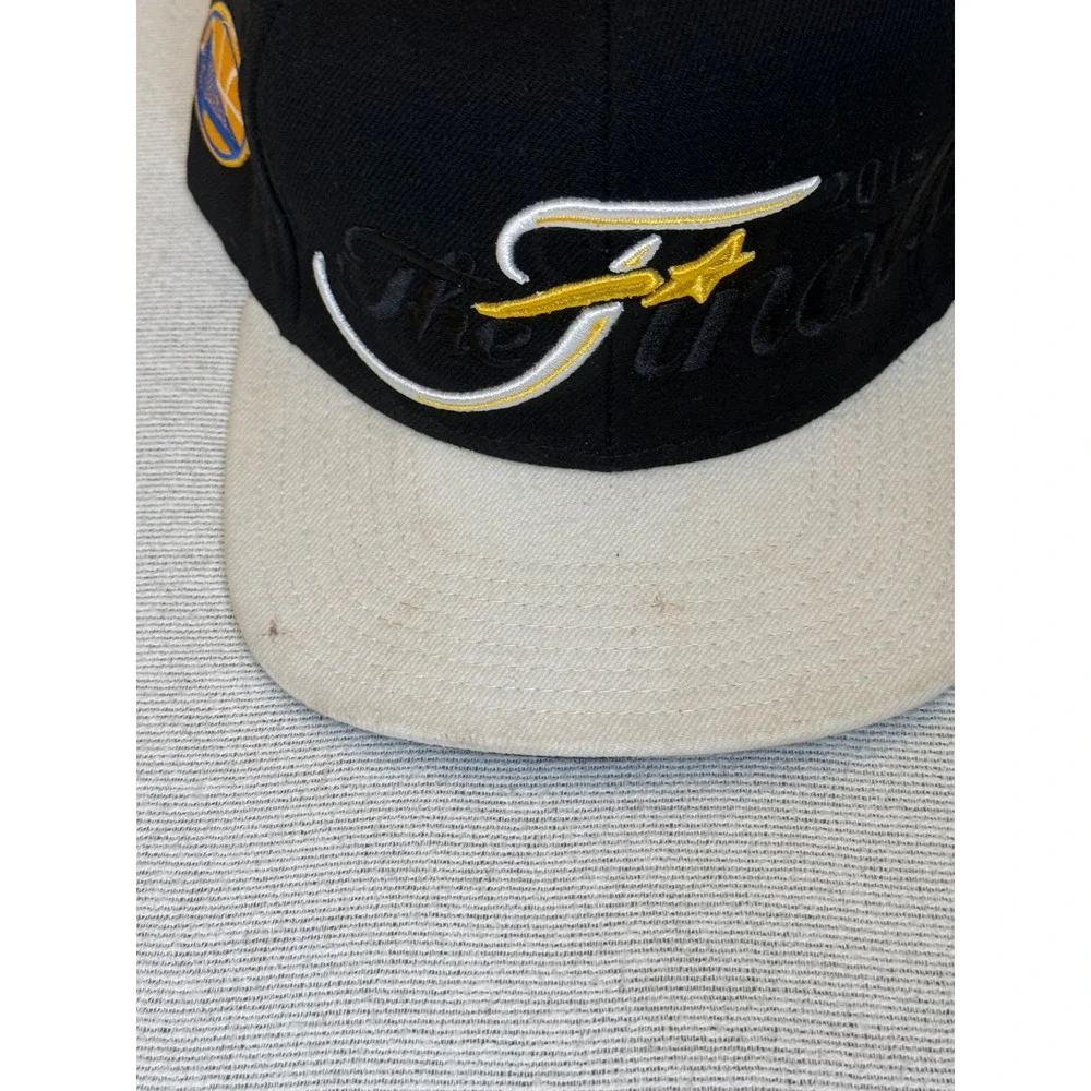 Adidas Snapback Hat Men Black 2015 NBA Finals Warriors Wool Blend
